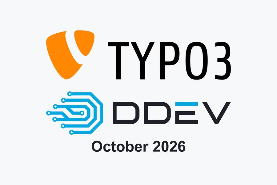 TYPO3 and DDEV logos, October 2026